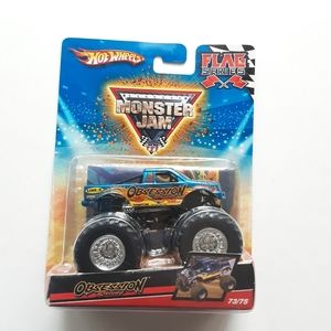 HOT WHEELS MONSTER JAM  FLAG SERIES OBSESSION RACING 73/75 NEW